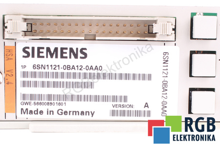 6SN1121-0BA12-0AA0 SIEMENS SIMODRIVE 611 SUGEDĘS – DALIMS