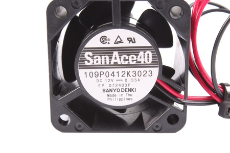 109P0412K3023 SANYO DENKI 40X40X28MM, 12V VENTILIATORIUS
