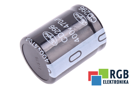 KONDENSATORIUS CD2964 JIANGHAI 470UF, 400V