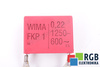 KONDENSATORIUS WIMA FKP1 WIMA 0,22, 1250VDC, 600VAC KONDENSATORIUS