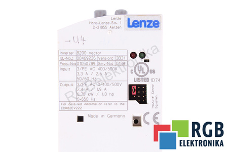 E82EV751_4C LENZE 8200 VECTOR ID.-NO.: 00469236