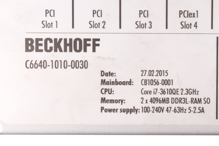 C6640-1010-0030 BECKHOFF