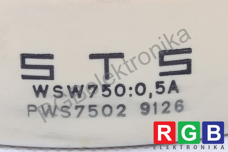 PWS7502 STS WSW750:0,5A 9126