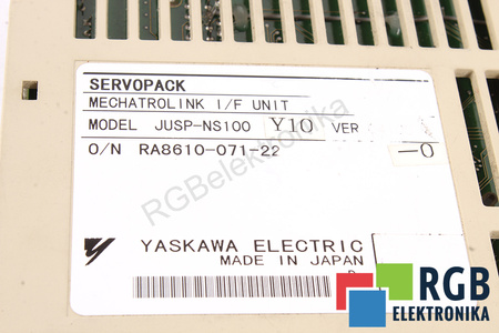JUSP-NS100Y10 YASKAWA SERVOPACK