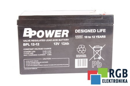BPL12-12T2/BP BPOWER 12V 12AH 151X98X98MM