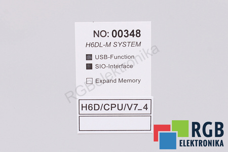 CNC H6DL-M5 HUST H6DL-M SYSTEM H6D/CPU/V7_4 CNC VALDYMAS
