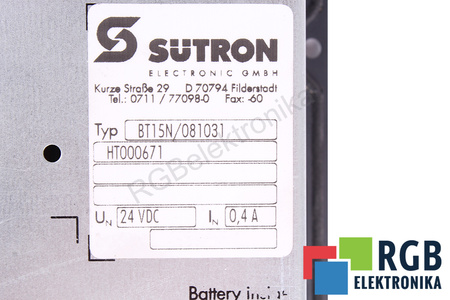 BT15N/081031 SUTRON