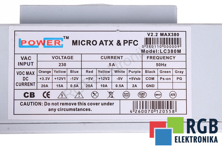 LC380M LC-POWER SUGEDĘS – DALIMS