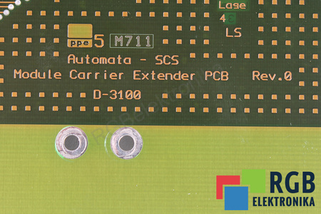 D-3100 AUTOMATA MODULE CARRIER EXTENDER PCB REV.0