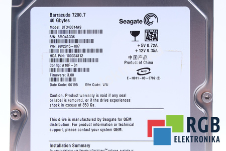 ST340014AS SEAGATE