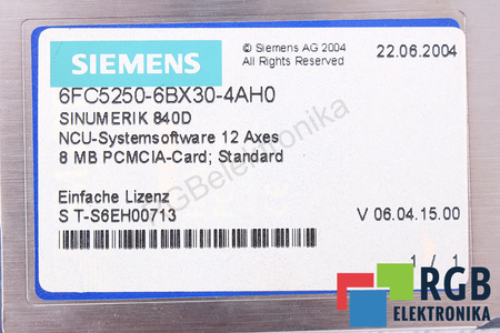 6FC5250-6BX30-4AH0 SIEMENS 8MB