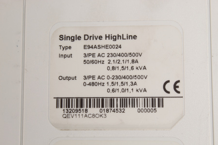 E94ASHE0024D34NNPM LENZE PROFIBUS MM340-PLC,4MB SM301