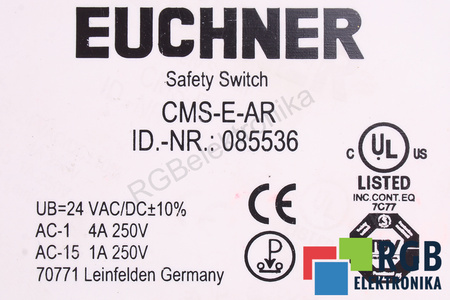 CMS-E-AR EUCHNER 085536 SAUGOS RELĖ