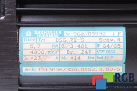 DSG71-S BAUMÜLLER 5.7KW