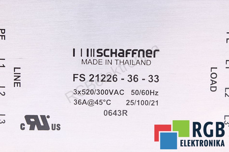 FS21226-36-33 SCHAFFNER FILTRAS