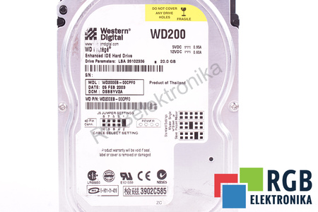 WD200EB-00CPF0 WESTERN DIGITAL 3.5" 20GB IDE