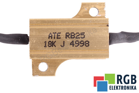 ATSPARUMAS RB25 ATE ELECTRONICS 18KJ 18000OHM ATSPARUMAS