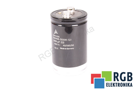 KONDENSATORIUS B43456-S5338-Q3 EPCOS 3300UF, 450V, 60X110MM