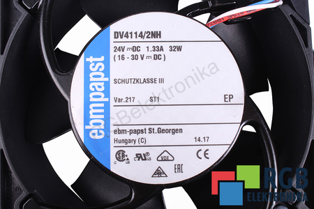 DV4114/2NH EBM PAPST 120X120X38MM, 24V, 1.33A VENTILIATORIUS