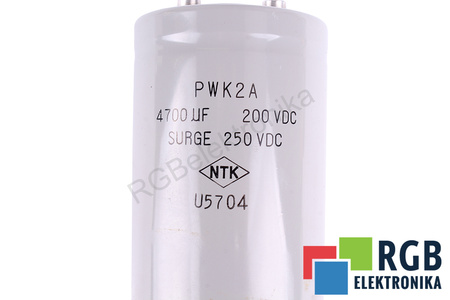 KONDENSATORIUS PWK2A NTK 4700UF, 200V KONDENSATORIUS