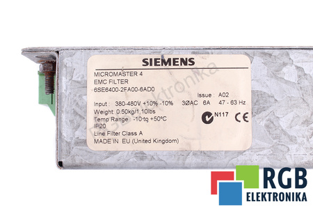 6SN1111-0AA01-1BA0 SIEMENS MICROMASTER4 FILTRAS