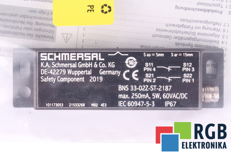 BNS33-02Z-ST-2187 SCHMERSAL BNS 33-02Z-ST-2187