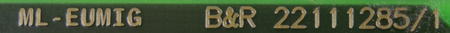 22111285/1 B&R AUTOMATION ML-EUMIG