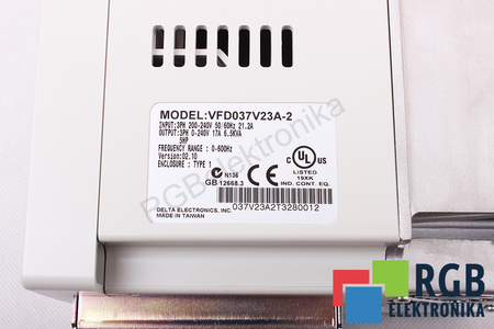 VFD037V23A-2 DELTA