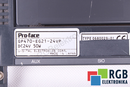 GP470-EG21-24VP PRO-FACE DĖŽUTĖS GALAS