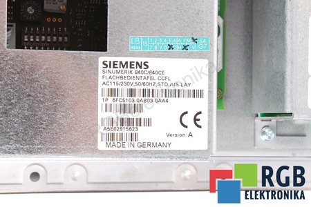 6FC5103-0AB03-0AA4 SIEMENS SINUMERIK 840C/840CE