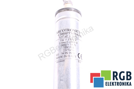 KONDENSATORIUS C20BSFT3470AA0K ARCOTRONICS 0.47UF