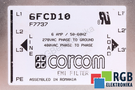 6FCD10 CORCOM FILTRAS