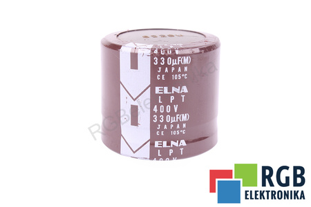 KONDENSATORIUS 330UF 400V ELNA LPT