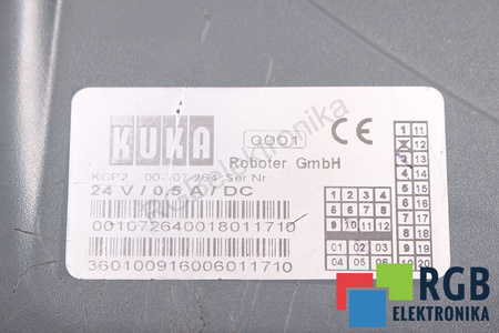 KCP2 00-107-264 KUKA KRC2 MOKYMO PAKABUKAS