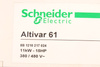 ATV61HD11N4 SCHNEIDER ELECTRIC ALTIVAR 61 VALDYMO SISTEMA