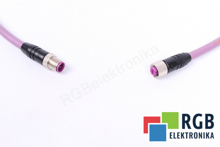 AWM-E47676 PROFIBUS 3M, 5PIN SIGNALO LAIDAS SU VYRIŠKU IR MOTERIŠKU KIŠTUKU