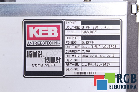 11.F0.R11-3429 KEB COMBIVERT