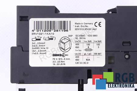 3RV1021-1KA10 SIEMENS