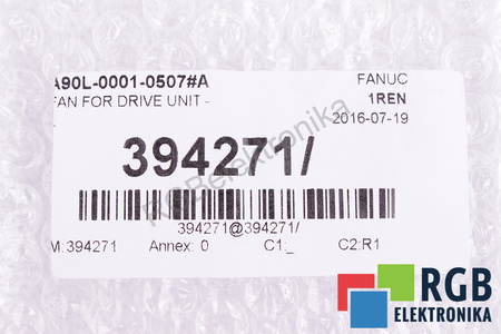 A90L-0001-0507#A FANUC 9WF0424F6D03 40X40X20MM, 24V VENTILIATORIUS