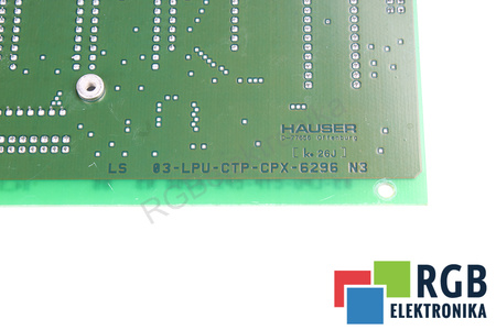 CTP2/05 HAUSER 03-LPU-CTP-CPX-6296N3 SUGEDĘS – DALIMS