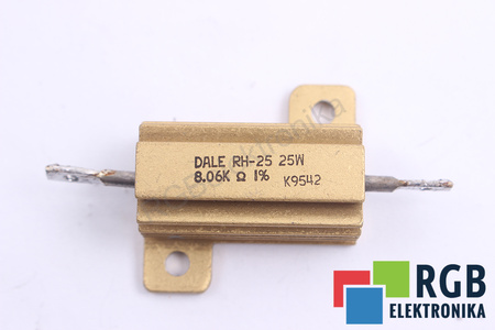 ATSPARUMAS RH-25 DALE 8.06 KOHM 8.06KOHM, 25W ATSPARUMAS