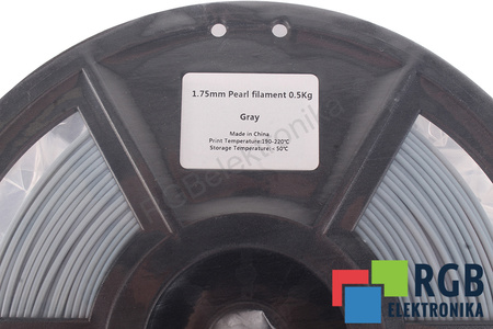 1,75MM PEARL FILAMENT 0.5KG GRAY FLASHFORGE