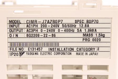 CIMR-J7AZB0P7 OMRON CVST21089 KORPUSAS