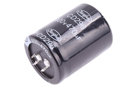 KONDENSATORIUS CD2964 JIANGHAI 470UF, 400V KONDENSATORIUS