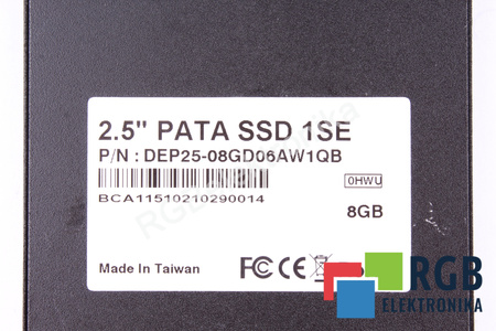 DEP25-08GD06AW1QB INNODISC 2.5" IDE PATA 44PIN SSD 1SE 8GB