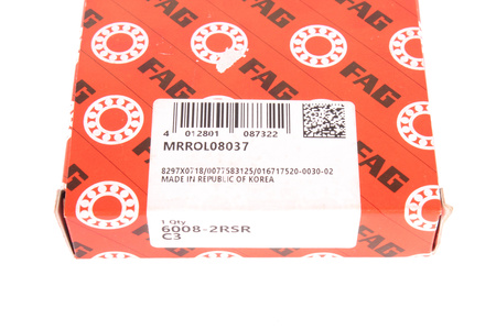 6008-2RSR-C3 FAG 40X68X15 GUOLIS