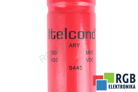 KONDENSATORIUS 180MFD 400VDC ITELCOND