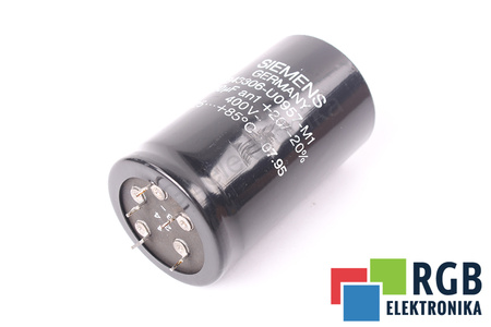 KONDENSATORIUS B43306-U0957-M1 SIEMENS 950UF, 400VDC KONDENSATORIUS