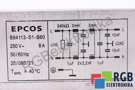 B84113-S1-B60 EPCOS FILTRAS