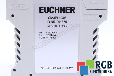 CIA3PL1G08 EUCHNER 091875 STEBĖJIMO RELĖ